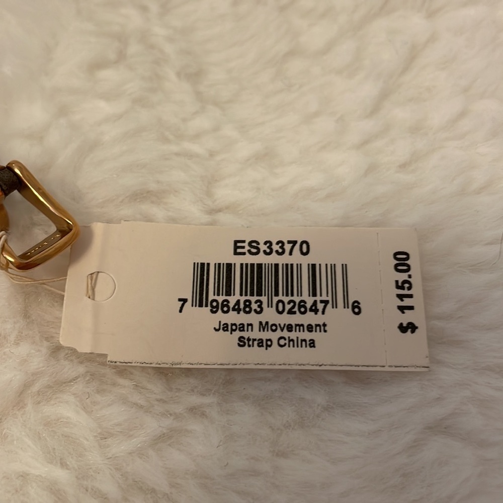 Fossil leather strap watch rose gold and gray NWT - Picture 6 of 6
